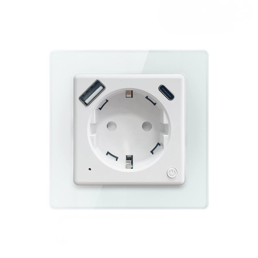 SIRO Smart Unterputz Steckdose Venus Pro mit USB & USB-C weiß