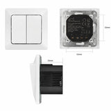 Light switch Merkur ultra white