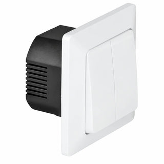 Smart 2-Kanal Lichtschalter Merkur ultraweiß