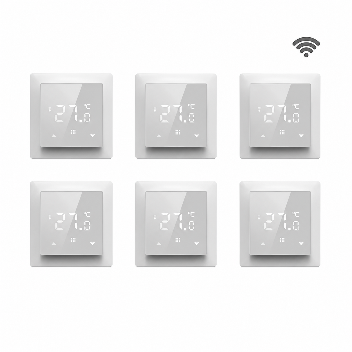 SIRO Smart Raumthermostat SL06116W weiß 6er Vorteilspaket