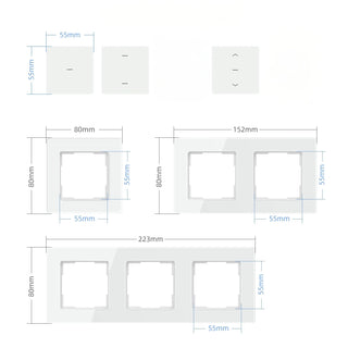 SIRO cover frame Venus 3-way