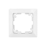 SIRO cover frame Merkur 1-way ultra white