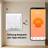 Smart Raumthermostat Curve SL11616W weiß