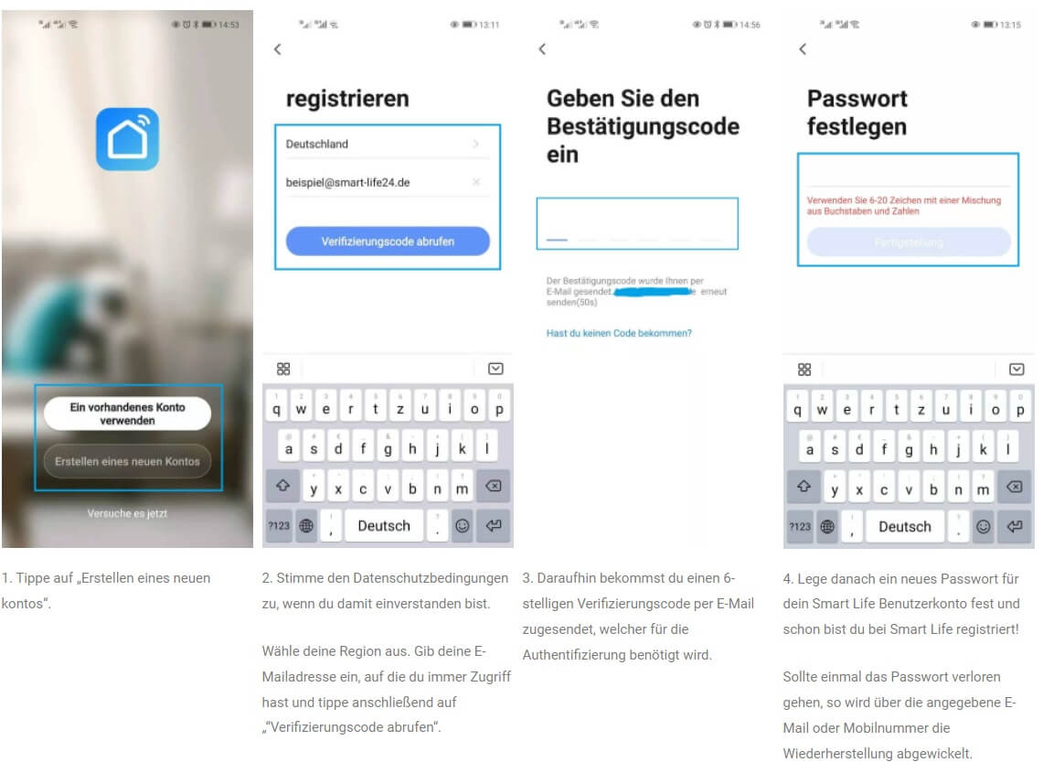 Smart Life App Registration Step-by-Step