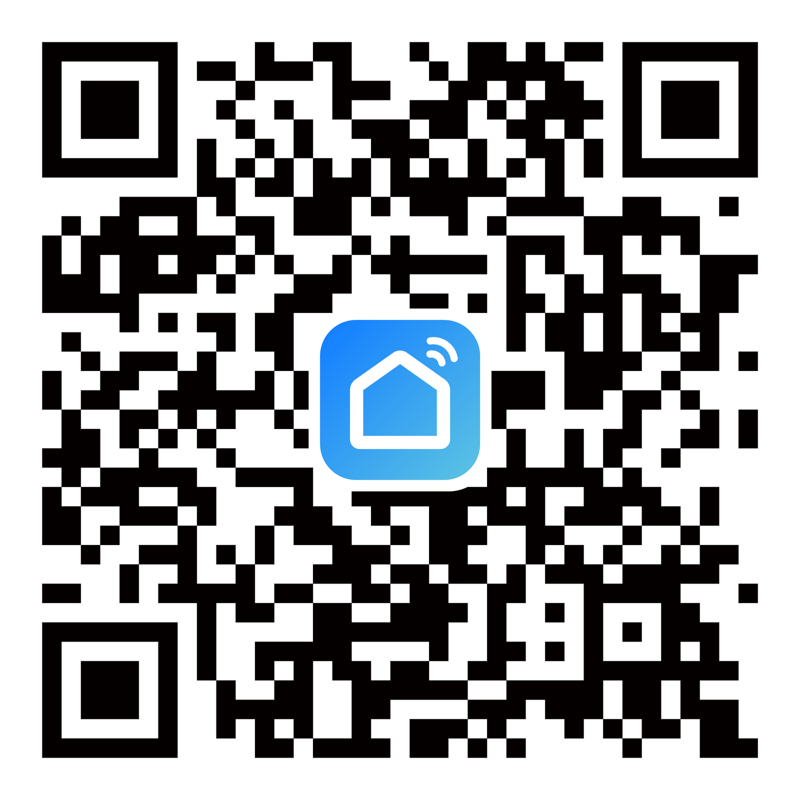 QR code to download the Smart Life app