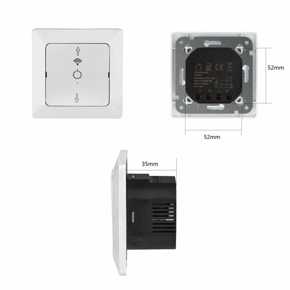 SIRO Smart Roller Shutter Switch Merkur ultra white